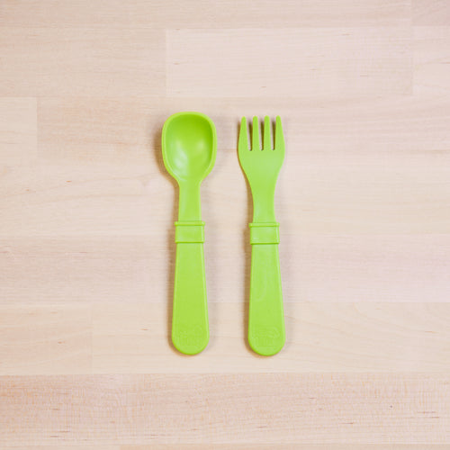 Re-Play 8 PK Open Stock Utensils - Lime Green (Min. of 2 PK, Multiples of 2 PK)