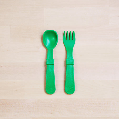 Re-Play 8 PK Open Stock Utensils - Kelly Green (Min. of 2 PK, Multiples of 2 PK)