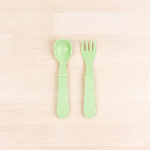 Re-Play 8 PK Packaged Utensils - Leaf Min. of 2 PK, Multiples of 2 PK)