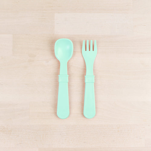 Re-Play 8 PK Packaged Utensils - Mint (Min. of 2 PK, Multiples of 2 PK)