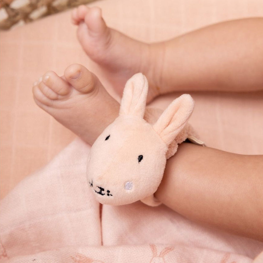 Trixie Wrist rattle - Mrs. Rabbit (Min. of 3 PK, multiples of 3 PK)