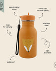 Trixie Bottle 350ml - Mr. Fox (Min. of 2 PK, multiples of 2 PK) - MAIGHAN DISTRIBUTION CANADA