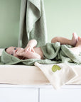 Trixie Hooded towel | 70x130cm - Mr. Dino (Min. of 2 PK, multiples of 2 PK) - MAIGHAN DISTRIBUTION CANADA