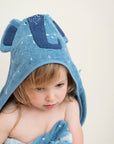 Trixie Hooded towel | 75x75cm - Mrs. Elephant (Min. of 2 PK, multiples of 2 PK) - MAIGHAN DISTRIBUTION CANADA