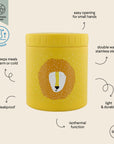Trixie Insulated lunch pot 500ml - Mr. Lion (Min. of 3 PK, multiples of 3 PK) - MAIGHAN DISTRIBUTION CANADA