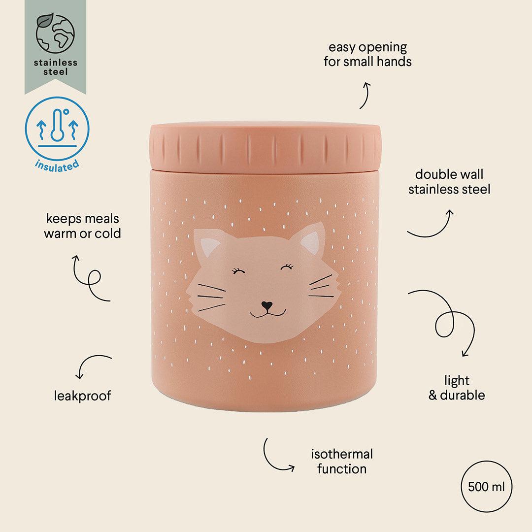 Trixie Insulated lunch pot 500ml - Mrs. Cat (Min. of 3 PK, multiples of 3 PK)