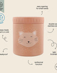 Trixie Insulated lunch pot 500ml - Mrs. Cat (Min. of 3 PK, multiples of 3 PK)