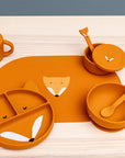 Trixie Silicone divided suction plate - Mr. Fox (Min. of 2 PK, multiples of 2 PK)