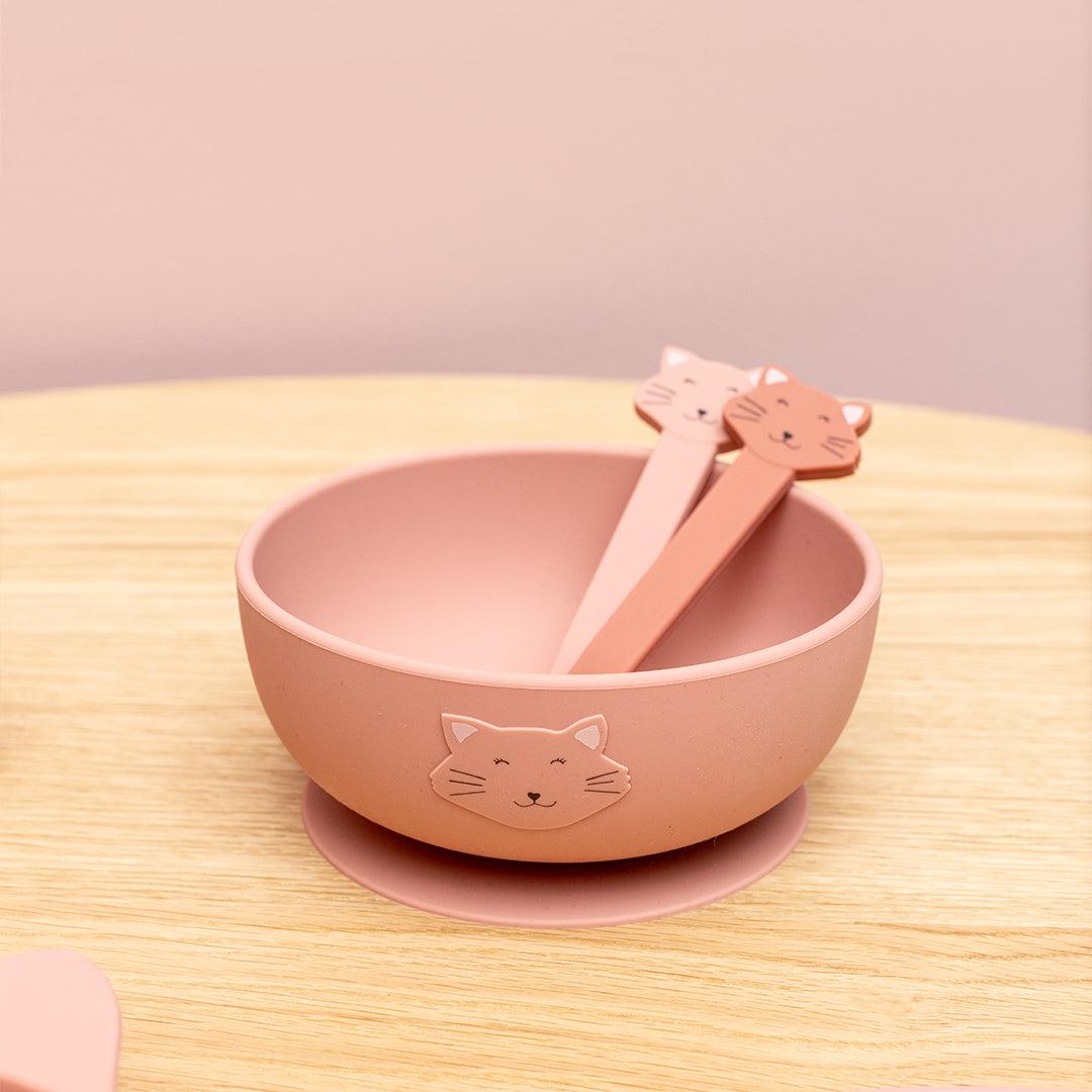 Trixie Silicone bowl with suction - Mrs. Cat (Min. of 2 PK, multiples of 2 PK)