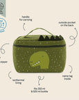 Trixie Thermal lunch bag - Mr. Dino (Min. of 2 PK, multiples of 2 PK) - MAIGHAN DISTRIBUTION CANADA