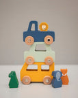 Trixie Wooden animal Car Set (Min. of 2 PK, multiples of 2 PK) - MAIGHAN DISTRIBUTION CANADA