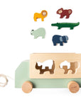 Trixie Wooden animal truck (Min. of 3 PK, multiples of 3 PK) - MAIGHAN DISTRIBUTION CANADA