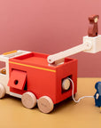 Trixie Wooden fire truck (Min. of 2 PK, multiples of 2 PK) - MAIGHAN DISTRIBUTION CANADA