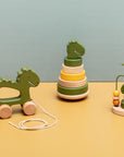 Trixie Wooden pull along toy - Mr. Dino (Min. of 3 PK, multiples of 3 PK) - MAIGHAN DISTRIBUTION CANADA
