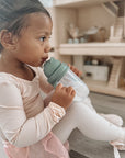 noüka Non-Spill Weighted Straw Cup 9 oz - Soft Blush (Min. of 2 PK, Multiples of 2 PK)