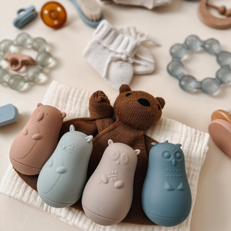 noüka Wobble Bath Toys - Softy Earth Set (Min. of 2 PK, Multiples of 2 PK)