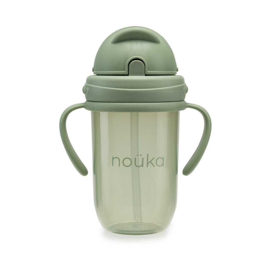 noüka Straight Straw Cup - Moss (Min. of 2 PK, Multiples of 2 PK)