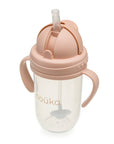 noüka Non-Spill Weighted Straw Cup 9 oz - Soft Blush (Min. of 2 PK, Multiples of 2 PK)