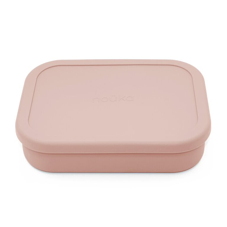 noüka Large Silicone Sealed Lunch Box - Soft Blush (Min. of 2 PK, Multiples of 2 PK)