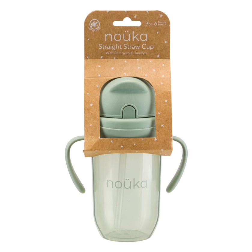noüka Straight Straw Cup - Fern (Min. of 2 PK, Multiples of 2 PK)