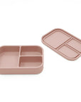 noüka Small Silicone Sealed Snack Box - Soft Blush (Min. of 2 PK, Multiples of 2 PK)