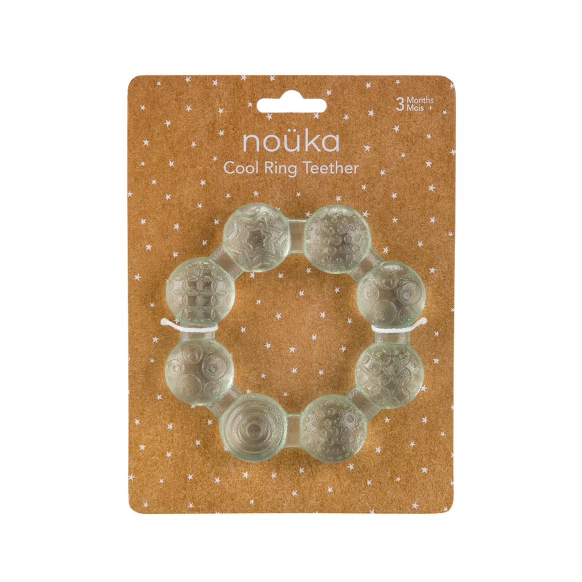 noüka Cooling Ring Teether - Soft Blush (Min. of 2 PK, Multiples of 2 PK)