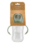 noüka Transitional Sippy/Weighted Straw Cup - Moss (Min. of 2 PK, Multiples of 2 PK)