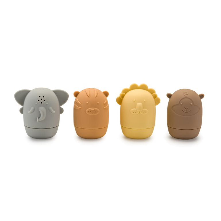 noüka Safari Bath Toys - Land Safari (Min. of 2 PK, Multiples of 2 PK)