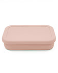 noüka Small Silicone Sealed Snack Box - Soft Blush (Min. of 2 PK, Multiples of 2 PK)