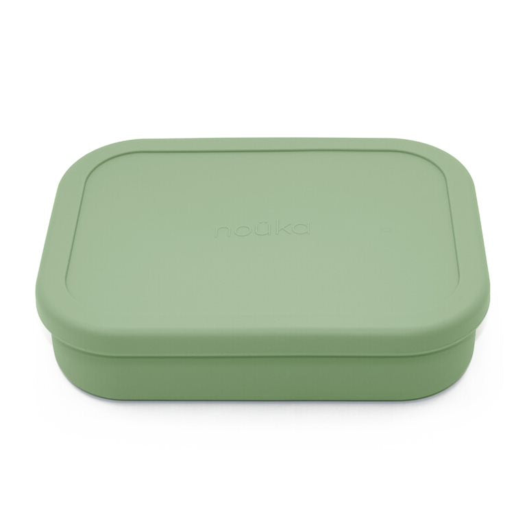 noüka Large Silicone Sealed Lunch Box - Leaf (Min. of 2 PK, Multiples of 2 PK)