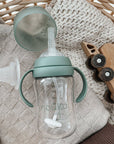 noüka Transitional Sippy/Weighted Straw Cup - Moss (Min. of 2 PK, Multiples of 2 PK)
