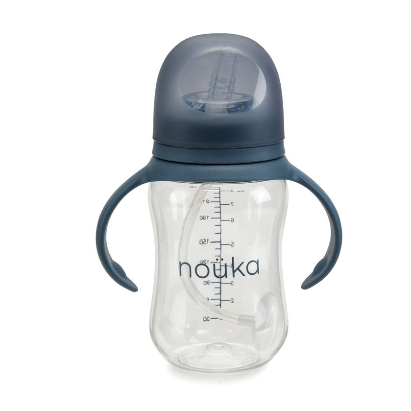 noüka Transitional Sippy/Weighted Straw Cup - Deep Ocean (Min. of 2 PK, Multiples of 2 PK)