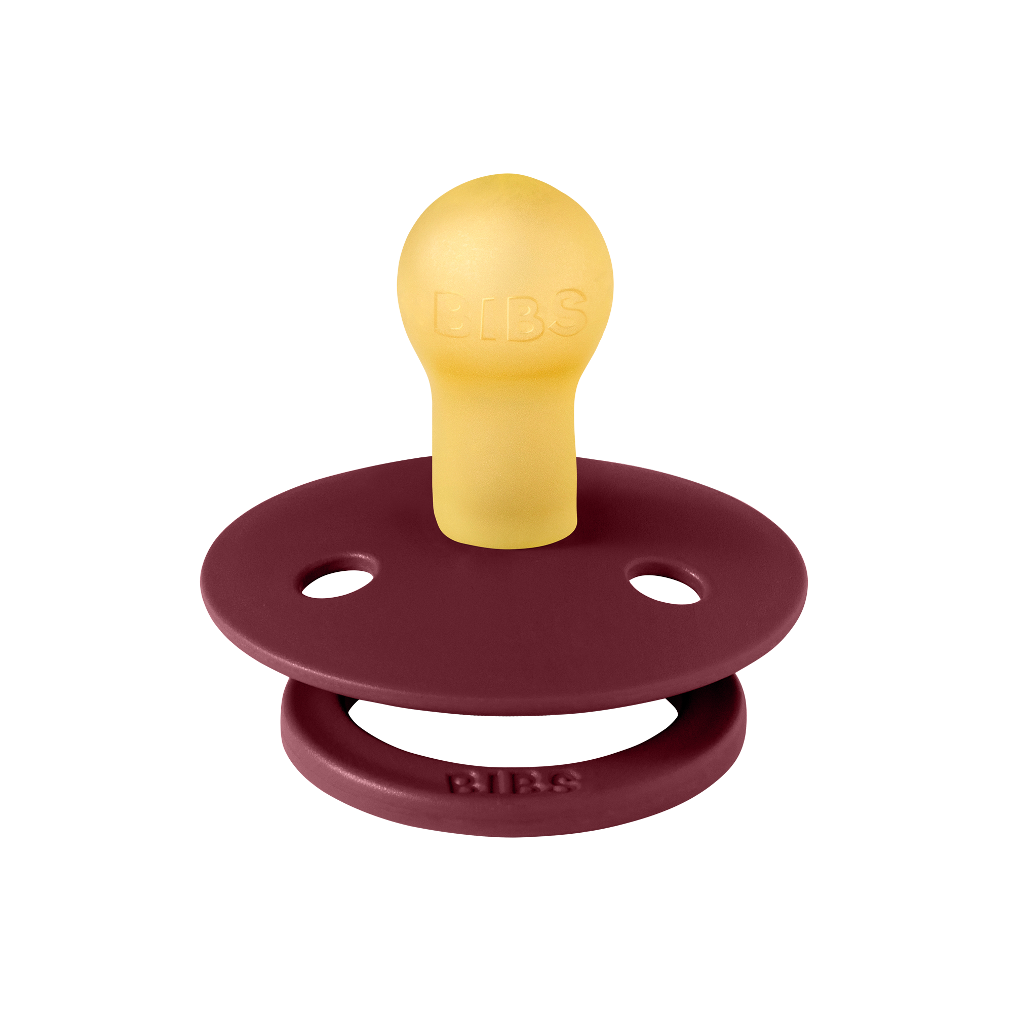 BIBS Pacifier Original COLOUR Latex 2 PK Elderberry (Min. of 1 PK, multiples of 1 PK)