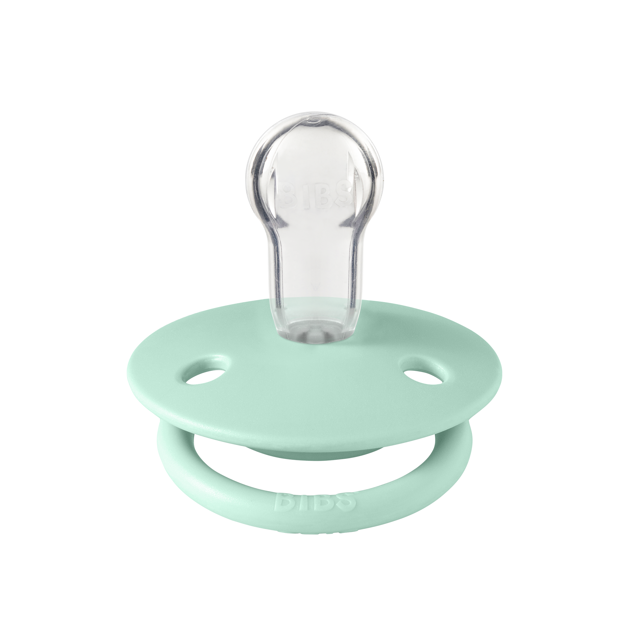 BIBS Pacifier De Lux Silicone 2 PK Nordic Mint ONE SIZE (Min. of 2 PK, multiples of 2 PK)