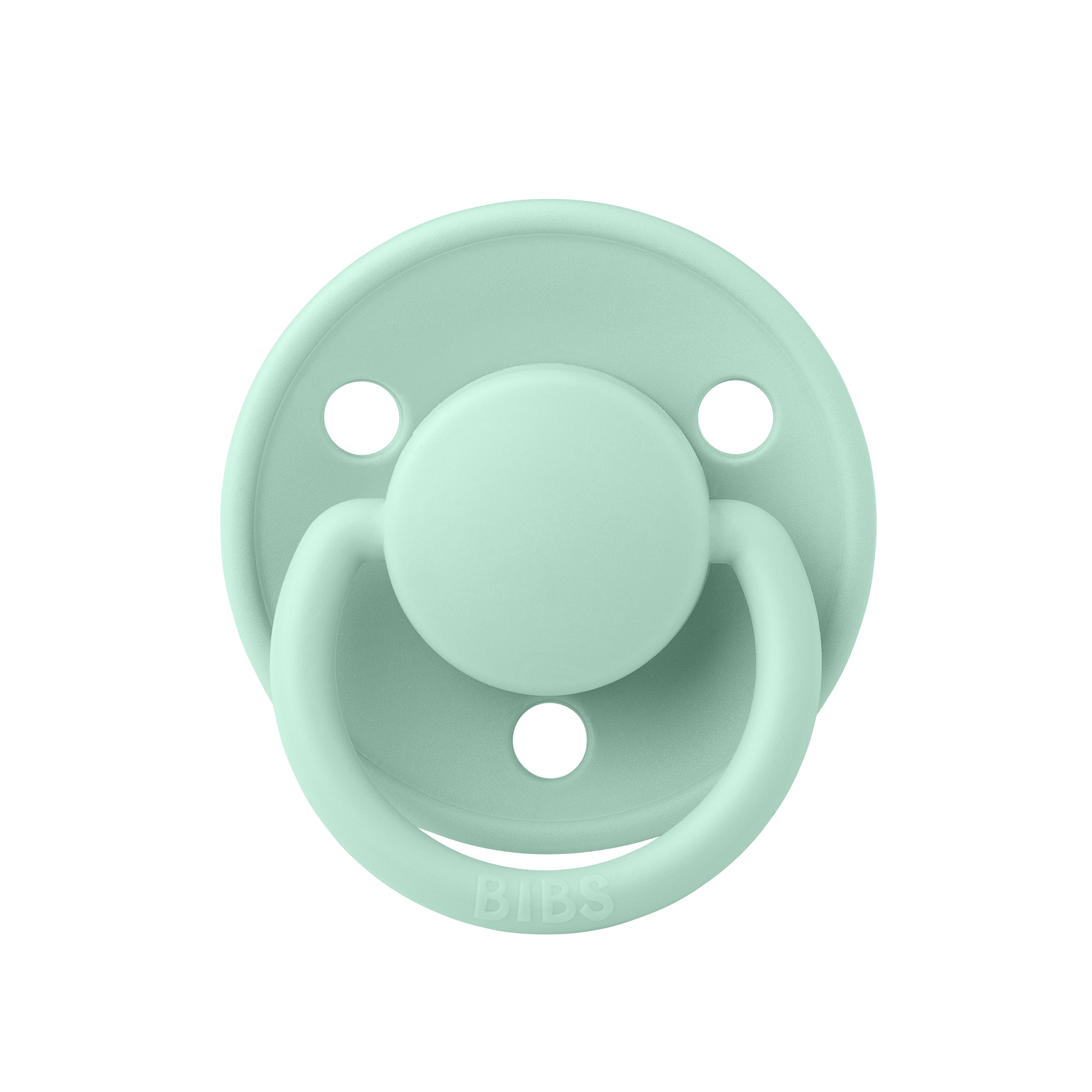BIBS Pacifier De Lux Silicone 2 PK Nordic Mint ONE SIZE (Min. of 2 PK, multiples of 2 PK)