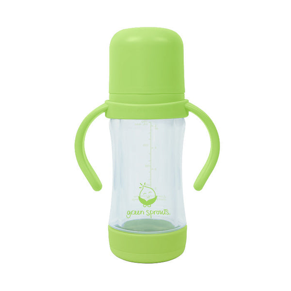 SSprout Ware® Sip & Straw Cup made from Plants and Glass - Green  (Min. of 2, multiples of 2)