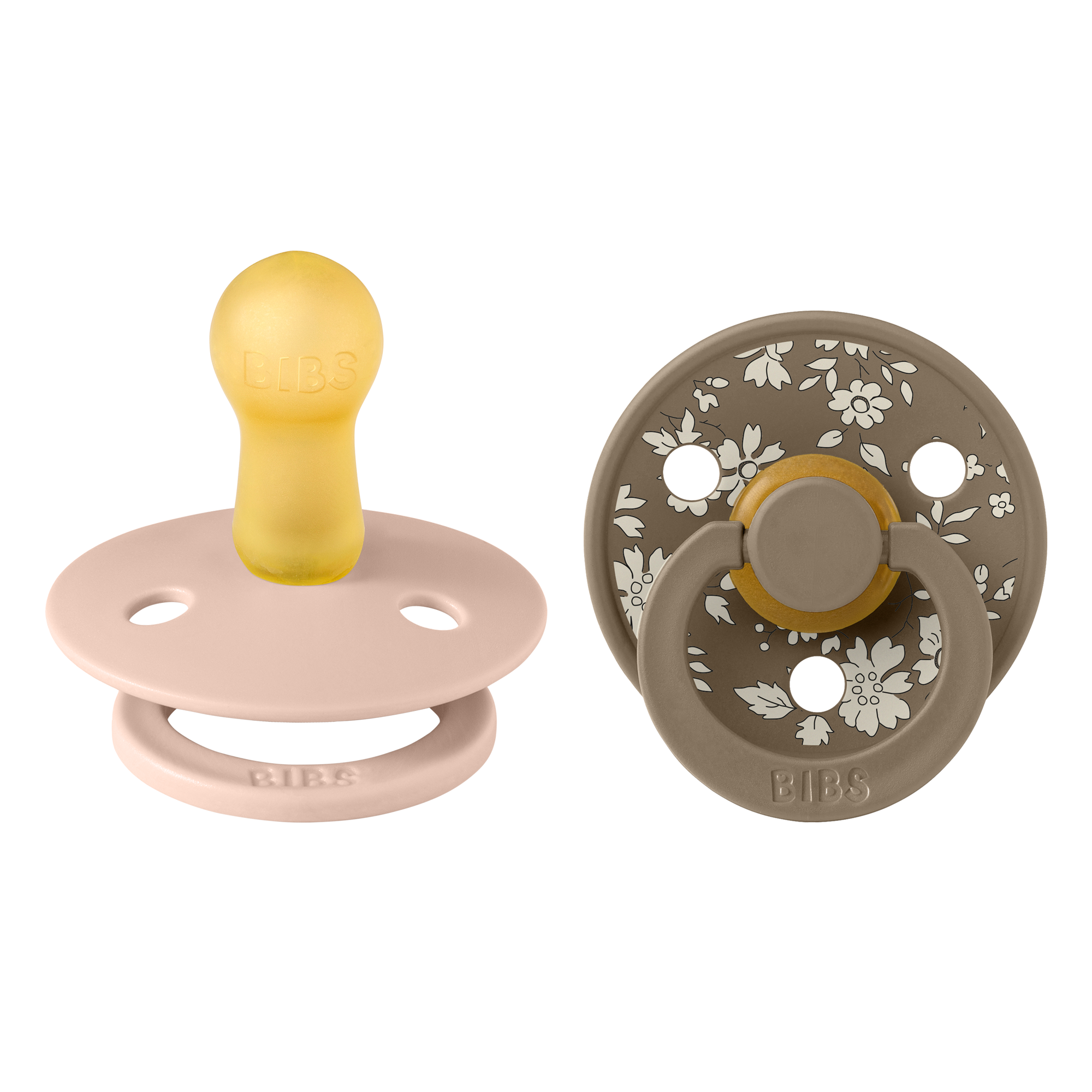 BIBS x Liberty Pacifier Original COLOUR Latex 2 PK Capel Blush Mix (Min. of 2 PK, multiples of 2 PK)