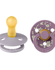 BIBS x Liberty Pacifier Original COLOUR Latex 2 PK Capel Fossil Grey Mix (Min. of 2 PK, multiples of 2 PK)