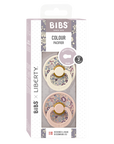 BIBS x Liberty Pacifier Original COLOUR Latex 2 PK Eloise Blush Mix (Min. of 2 PK, multiples of 2 PK)