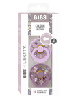 BIBS x Liberty Pacifier Original COLOUR Latex 2 PK Chamomile Lawn Violet Sky Mix (Min. of 2 PK, multiples of 2 PK)