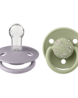 Liberty X BIBS Pacifier De Lux Silicone 2 PK Capel Sage Mix ONE SIZE (Min. of 2 PK, multiples of 2 PK)
