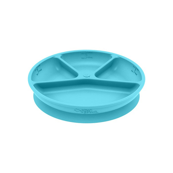 Learning Plate Aqua (Min. of 2, multiples of 2)