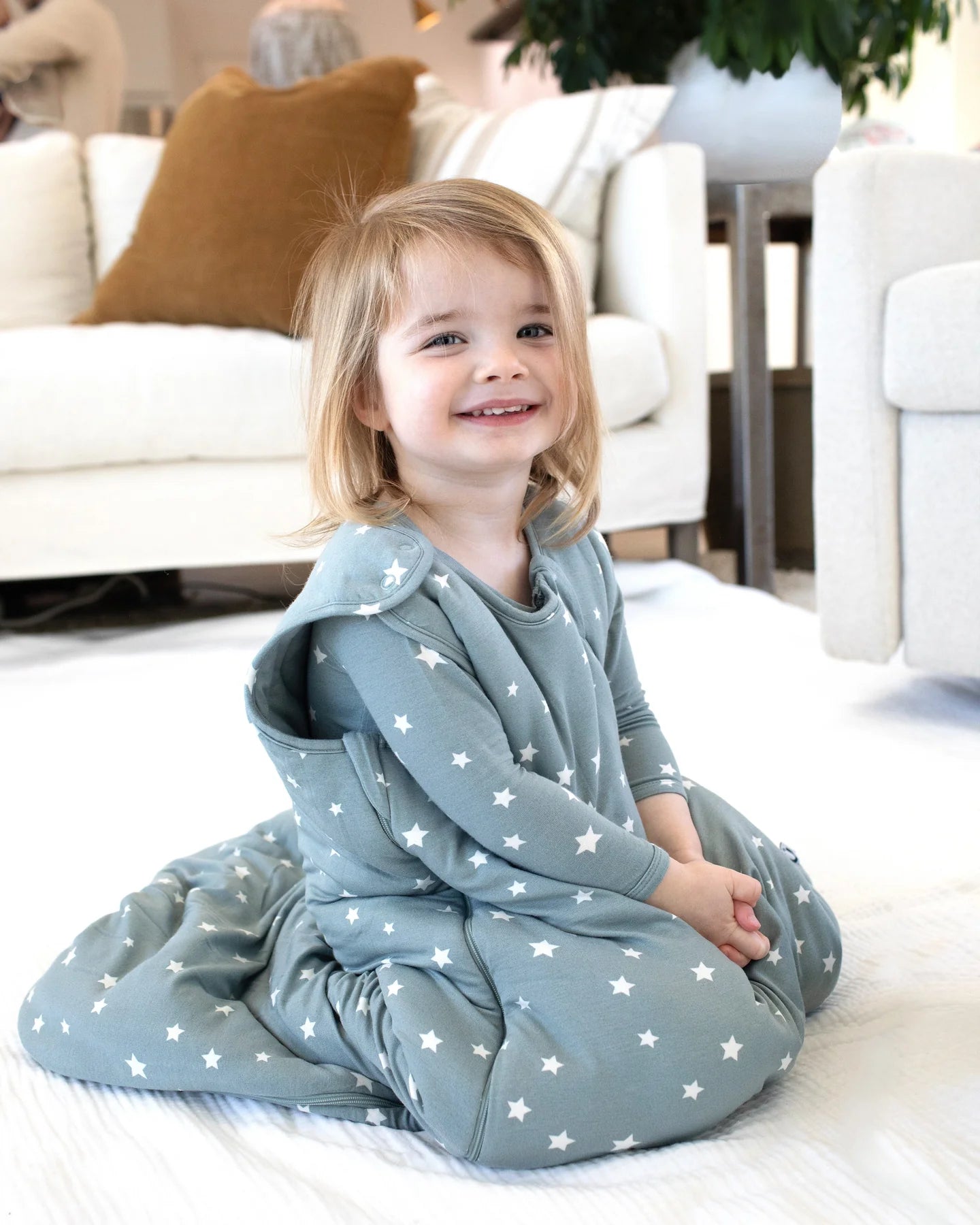 günamüna Sleep Sack Duvet Bamboo Shine Sage 2.6 TOG (Min. of 2, multiples of 2)
