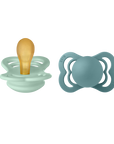 BIBS Pacifier SUPREME Latex 2 PK Nordic Mint/Island Sea(Min. of 2 PK, multiples of 2 PK)