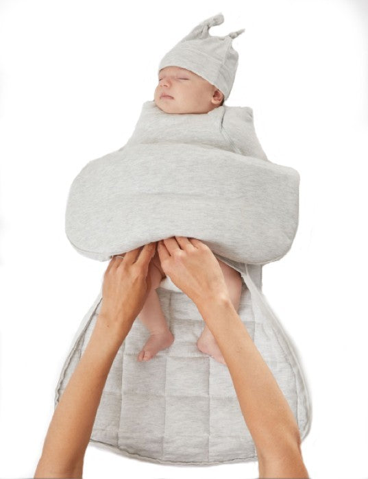 günamüna Swaddle Sack Duvet Bamboo Heather Grey 2.6 TOG (Min. of 2, multiples of 2)