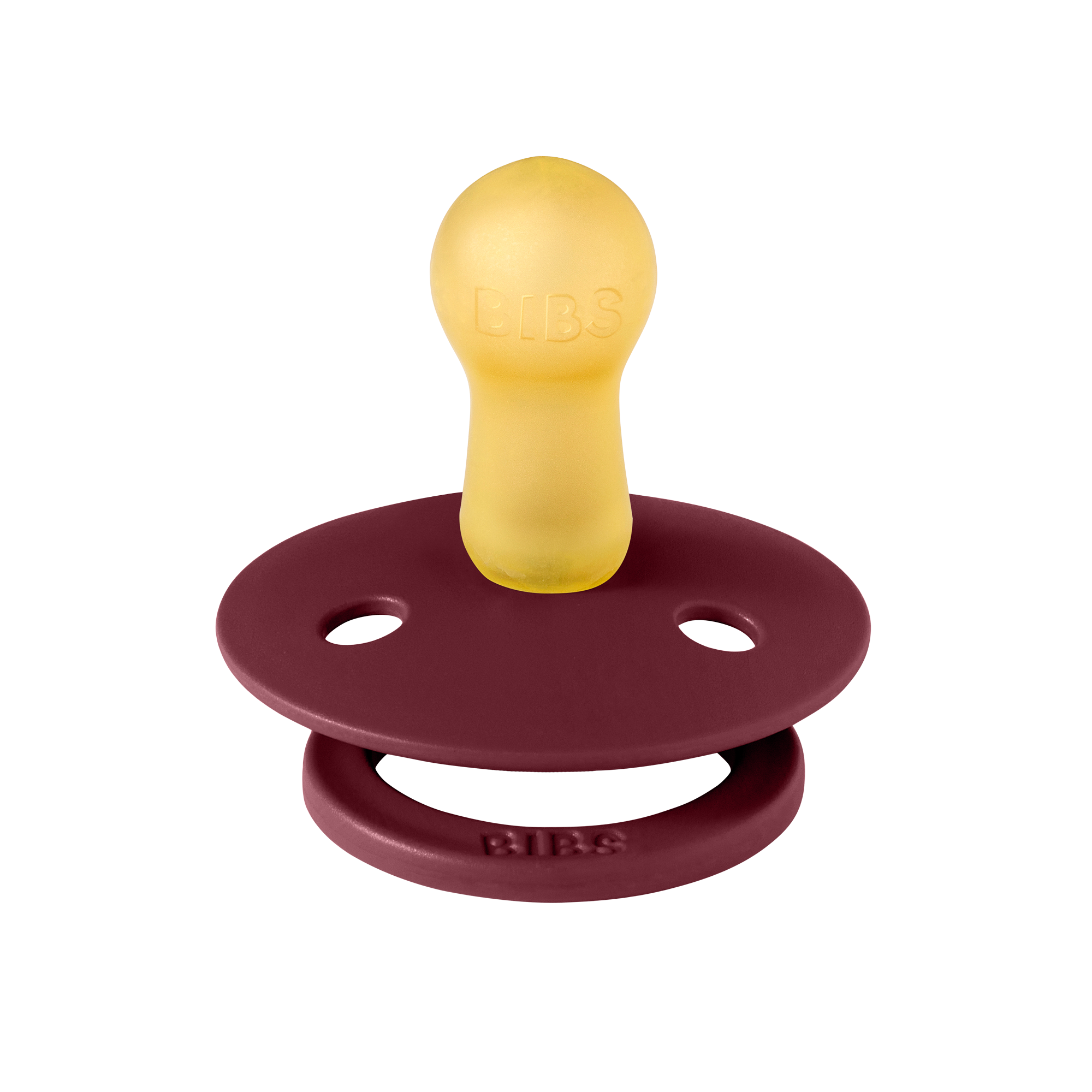 BIBS Pacifier Original COLOUR Latex 2 PK Elderberry (Min. of 1 PK, multiples of 1 PK)