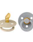 BIBS Pacifier Original COLOUR Latex 2 PK Anatomical Vanilla / Cloud (Min. of 2 PK, multiples of 2 PK)