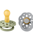 BIBS® Pacifier Boheme Latex 2 PK Sage / Cloud (Min. of 2 PK, multiples of 2 PK)