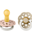 BIBS® Pacifier Boheme Latex 2 PK Blush Glow / Vanilla Glow (Min. of 2 PK, multiples of 2 PK)