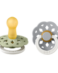 BIBS® Pacifier Boheme Latex 2 PK Sage Glow / Cloud Glow (Min. of 2 PK, multiples of 2 PK)